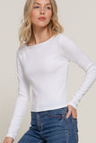 Ribbed Boatneck Top