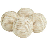 Jute Handmade Orbs and Vase Filler - Beige