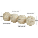 Jute Handmade Orbs and Vase Filler - Beige