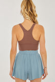 Knit Racer Back Tank Top