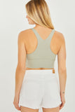 Knit Racer Back Tank Top