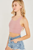 Knit Racer Back Tank Top