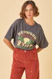 Redwood National Park Graphic Tee in Charcoal