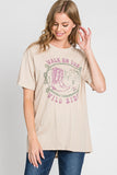 Walk on the Wild Side Graphic Tee in Stone