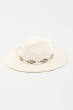 Boho Tribal Pattern Fedora Hat