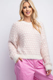 Honeycomb Patterned Sweater