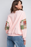 Patchwork Detailed Pullover