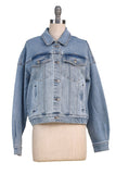 Drop Shoulder Denim Jacket