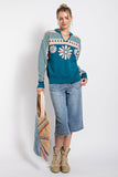 Mono Tribal Patterned Sweater