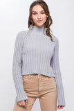 High Neck Knit Sweater