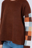 Pullover Sweater in Brown
