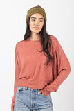 Cropped Oversized Washed Top