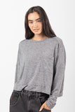 Cropped Oversized Washed Top