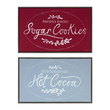 Cocoa and Cookies Frame  15.5" x 9.5" - Plastic/MDF