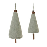 Tree Ornament 5.5", 6.75" - Plastic/Wool