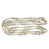6.5' Natural Wood Beads Circle Garland