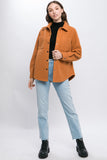 Button Down Jacket with Snap Closure