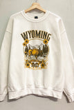 Wyoming Buffalo Sweatshirt in Cream