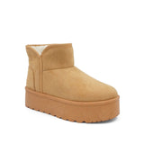 Casual Snow Booties in Camel