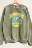 Yellowstone Graphic Sweatshirt in Dark Mint