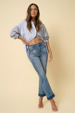 High Rise Released Hem Jeans