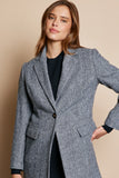 Patterned Fitted Coat