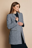 Patterned Fitted Coat