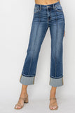 High Rise Straight Jeans