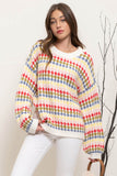 Multi-Color Knit Sweater