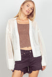 Oversized Long Sleeve Knit Cardigan