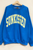Sunkissed Oversized Sweatshirt in Blue
