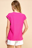 Sleeveless Solid Ribbed Top