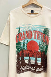 Grand Teton Graphic Tee in Natural