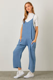 Relaxed Fit Jumpsuit in Blue