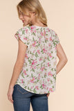 Floral Print Woven Top