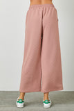 Textured Drawstring Pants