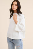 Ivory Cowl Neck Top
