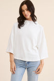 Ivory Cowl Neck Top
