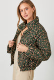 Floral Puff Jacket