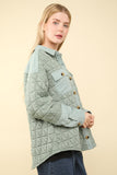 Oversized Quilted Cozy Shacket