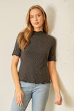 Textured Knit Top