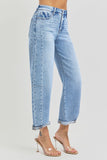 High Rise Barrel Leg Jeans