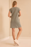 Wave Rib Pocket Dress