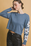 Daisy Print Sweater