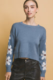 Daisy Print Sweater