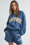 New York V-Neck Sweatshirt