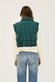 Cropped Cargo Puffer Vest