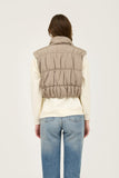 Cropped Cargo Puffer Vest