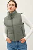 Zip Up Puffer Vest