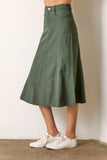 A Line Midi Skirt